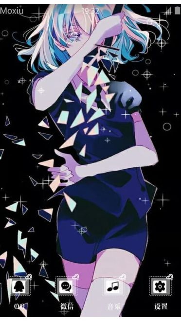 《宝石之国》钻石萌化安卓手机主题