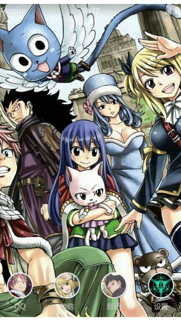 《妖精的尾巴》萌化安卓手机主题