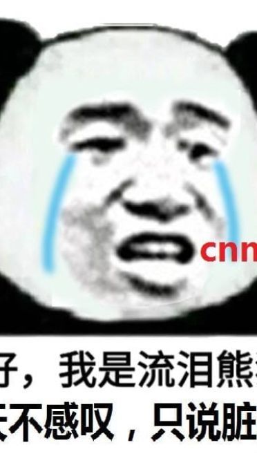 流泪熊猫头qq微信聊天表情包