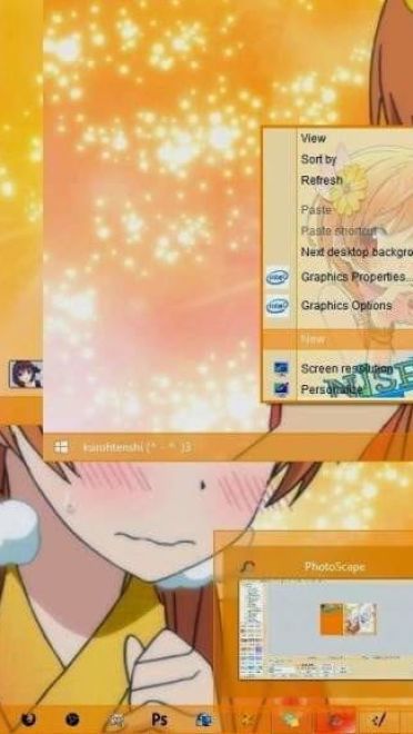 伪恋win10主题 橘万里花