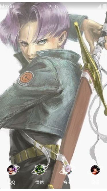 《七龙珠》特南克斯萌化手机主题