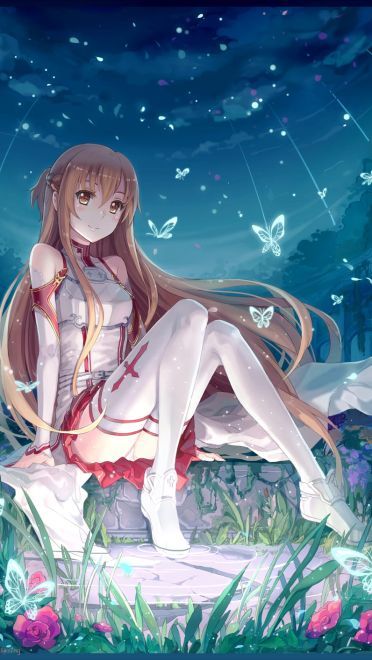 动漫人物特辑 《亚丝娜》手机壁纸