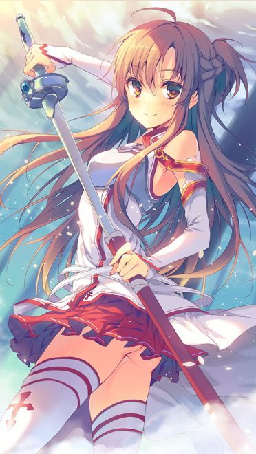 动漫人物特辑 《亚丝娜》手机壁纸