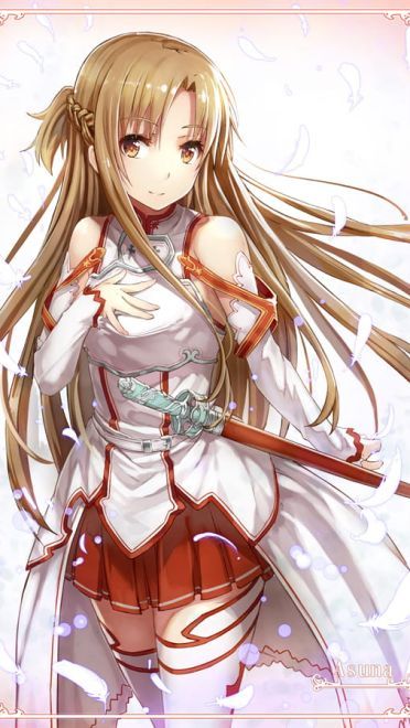 动漫人物特辑 《亚丝娜》手机壁纸