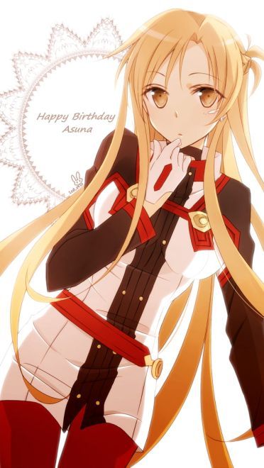 动漫人物特辑 《亚丝娜》手机壁纸