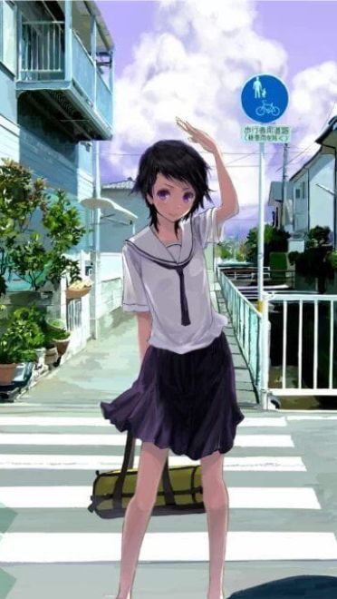 你看风景我看你动漫电脑壁纸下载