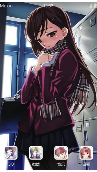 《白色相簿》小木曾雪菜萌化手机主题