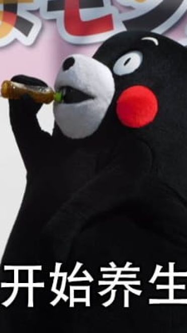 熊本熊之中年少女表情包