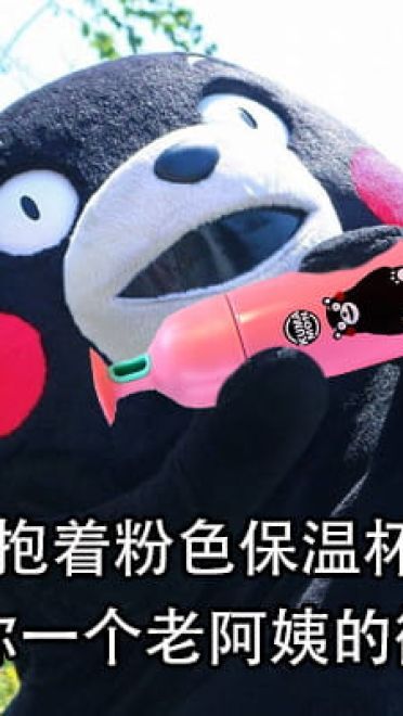 熊本熊之中年少女表情包