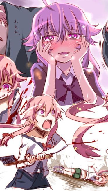 《未来日记》我妻由乃萌化安卓手机主题