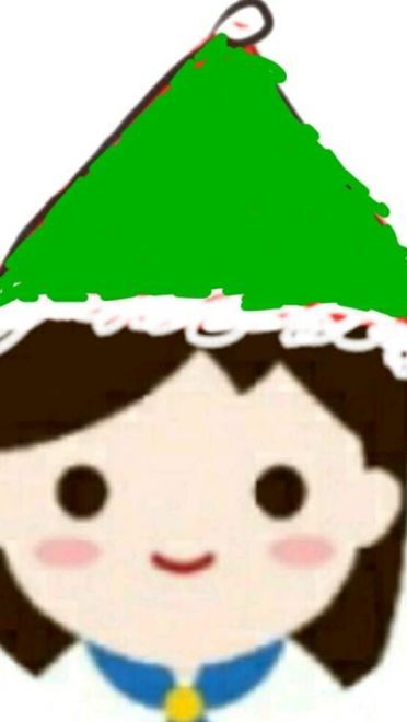 圣诞帽子表情包 绿帽子表情包