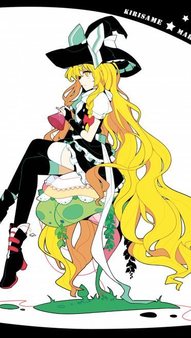 动漫人物特辑 【雾雨魔理沙】手机壁纸(1)