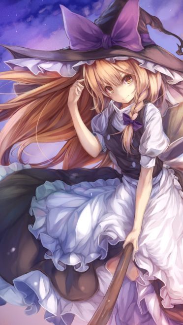 动漫人物特辑 【雾雨魔理沙】手机壁纸(1)