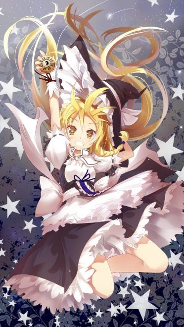 动漫人物特辑 【雾雨魔理沙】手机壁纸(1)