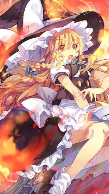 动漫人物特辑 【雾雨魔理沙】手机壁纸(1)