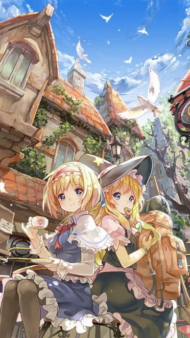 动漫人物特辑 【雾雨魔理沙】手机壁纸(1)