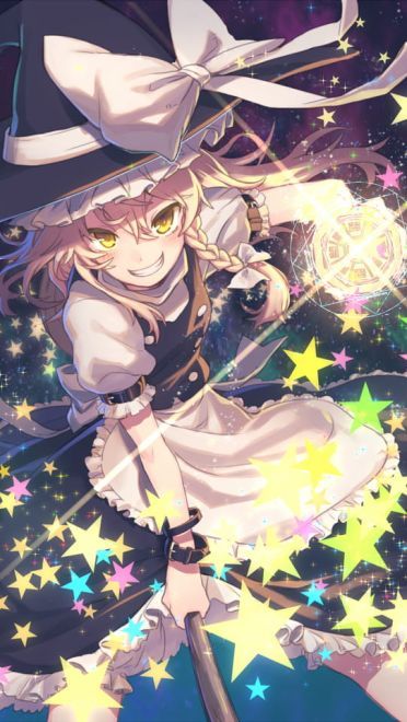 动漫人物特辑 【雾雨魔理沙】手机壁纸(1)