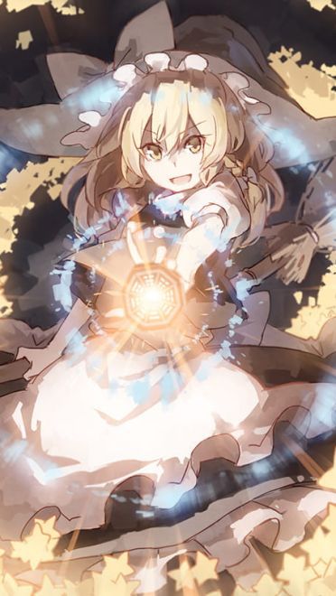 动漫人物特辑 【雾雨魔理沙】手机壁纸(1)