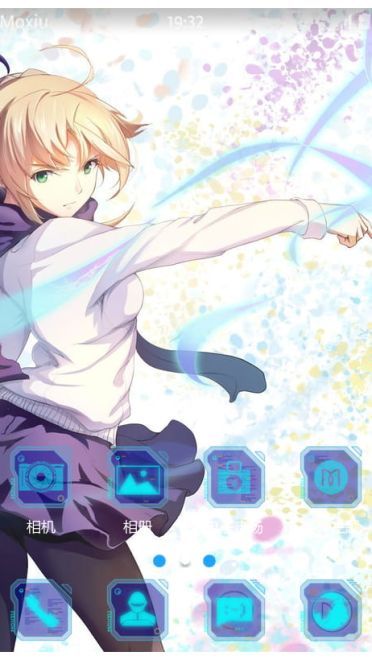 《Fate》Saber萌化手机主题
