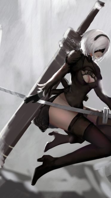 尼尔机械纪元 2B 萌化手机主题