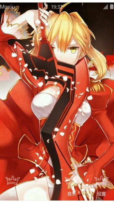 《Fate》尼禄萌化安卓手机主题