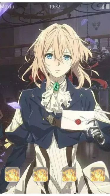 《紫罗兰永恒花园》萌化手机主题