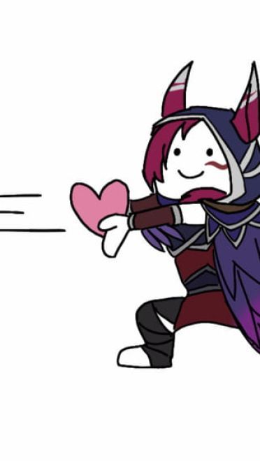 卡殿 发射小心心表情包下载