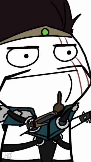 卡殿 竖中指表情包