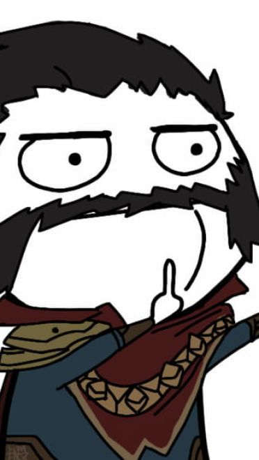 卡殿 竖中指表情包