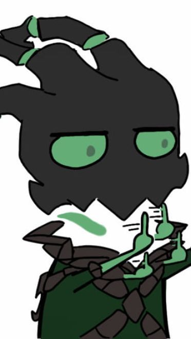 卡殿 竖中指表情包