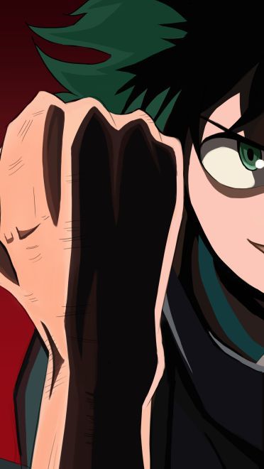 《我的英雄学院》绿谷出久萌化手机主题