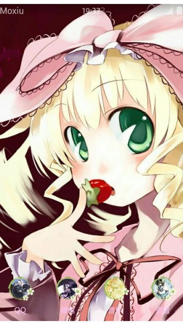 《蔷薇少女》雏莓萌化手机主题