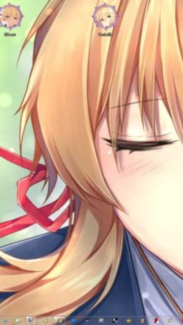 【win7主题】 紫罗兰永恒花园 萌化电脑主题