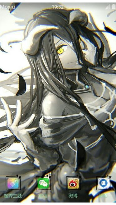 《Overlord》雅儿贝德萌化手机主题