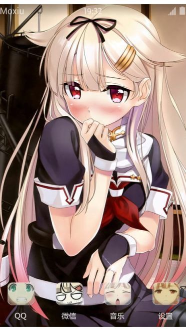 《舰队Collection》夕立二改萌化手机主题