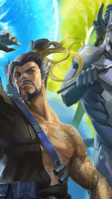 《守望先锋》半藏源氏娘化手机主题