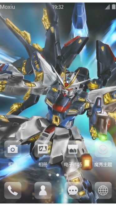 《机动战士高达seed》强袭高达萌化手机主题