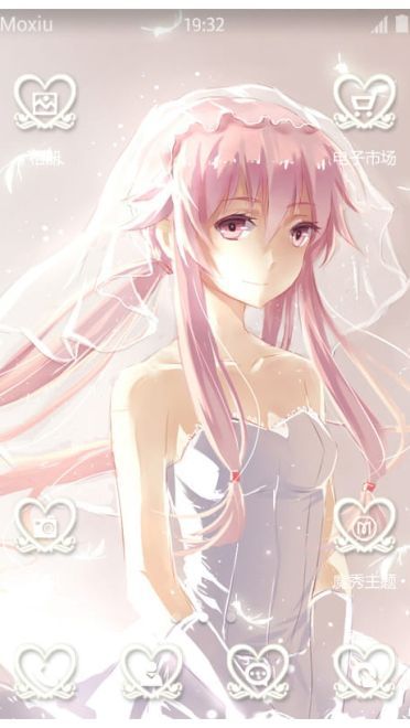 《未来日记》我妻由乃手机主题