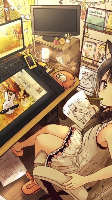 千姿百态的小姐姐 动漫壁纸20180404期(1)