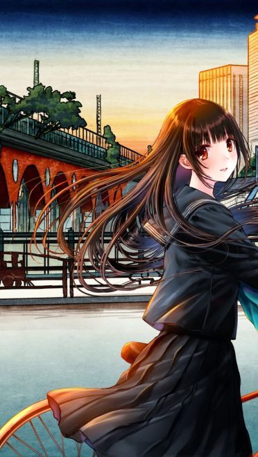 一人一半的伞下 伸手就能触及的距离动漫壁纸20180413期(1)