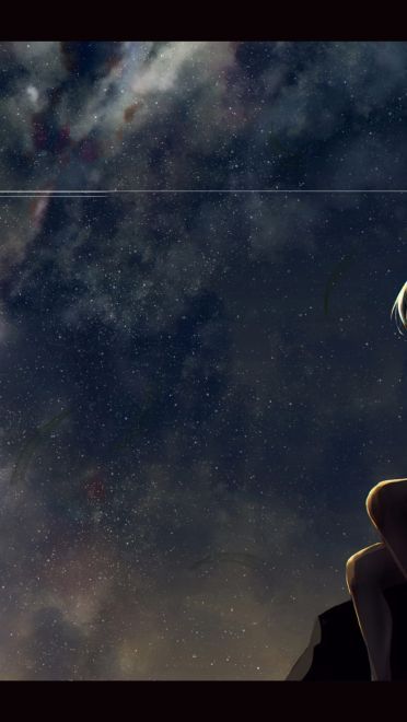 一人一半的伞下 伸手就能触及的距离动漫壁纸20180413期(1)