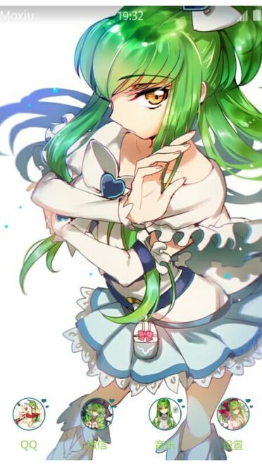 《反叛的鲁路修》C.C萌化手机主题