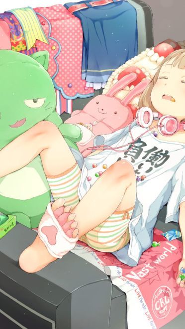 春困秋乏夏打盹冬眠一年四季皆可睡 动漫壁纸20180416期(1)