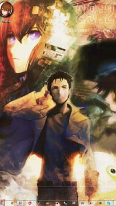 Windows 7主题 命运石之门 萌化主题