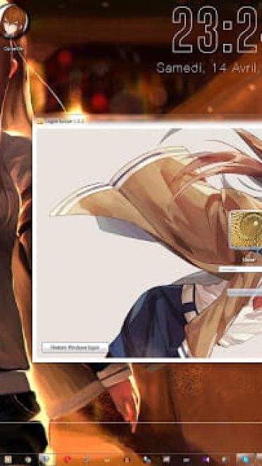 Windows 7主题 命运石之门 萌化主题