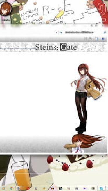 Windows 7主题 命运石之门 萌化主题