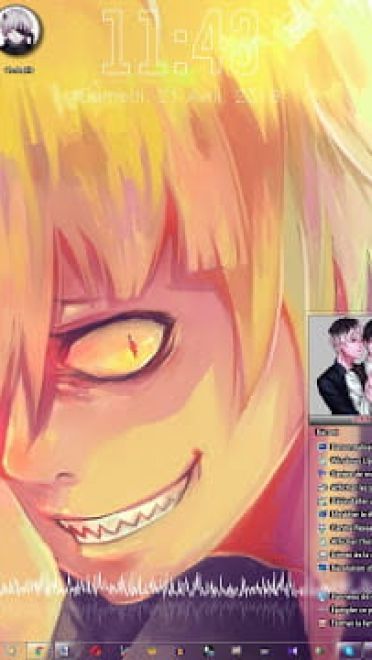 Windows 7 萌化电脑主题 东京搜查官