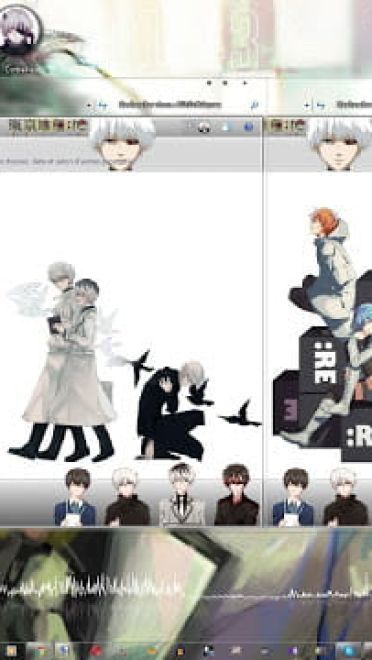 Windows 7 萌化电脑主题 东京搜查官