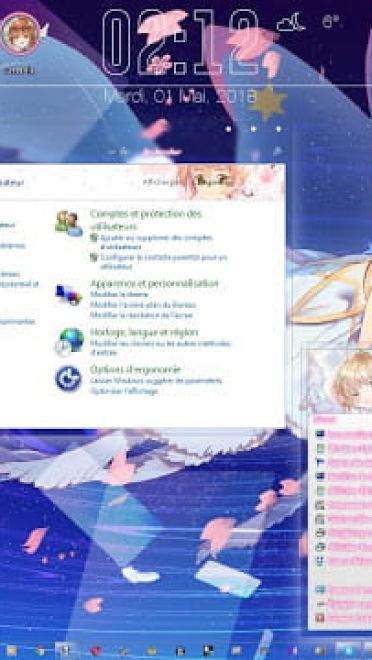 Windows 7 萌化电脑主题 魔卡少女樱