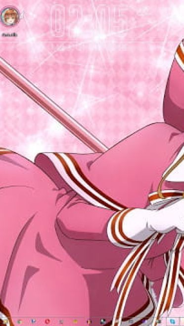 Windows 7 萌化电脑主题 魔卡少女樱